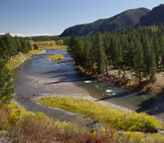 Photo of the Blackfoot River in Southwest Montana