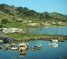 Photo of the Holter Lake in Southwest Montana